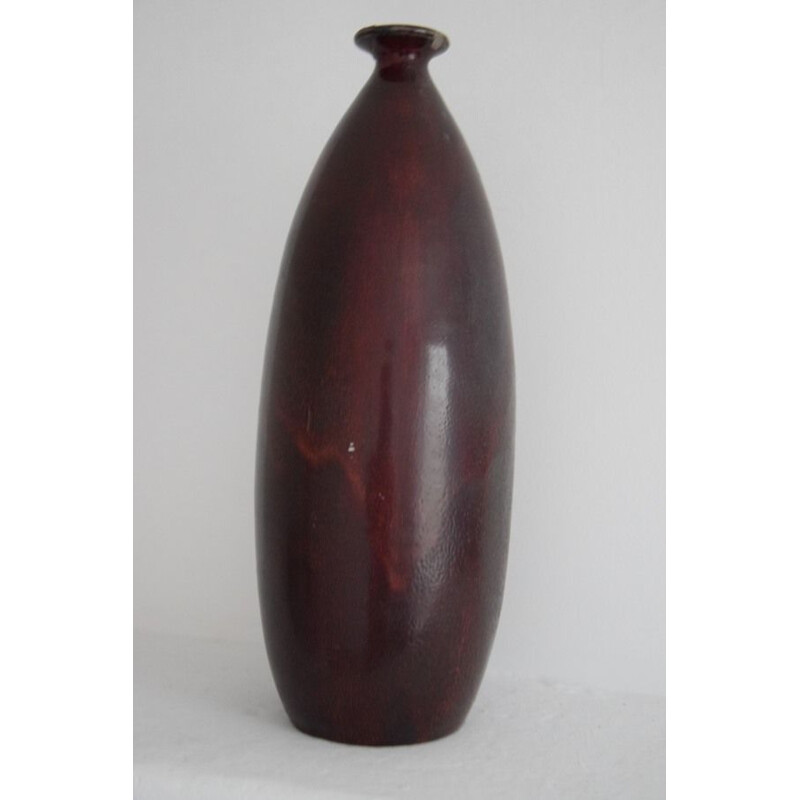 Vintage stoneware vase by Mougin Frères, 1940-1950