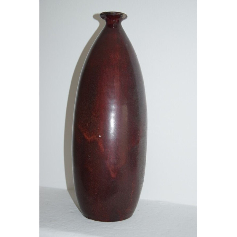 Vintage stoneware vase by Mougin Frères, 1940-1950