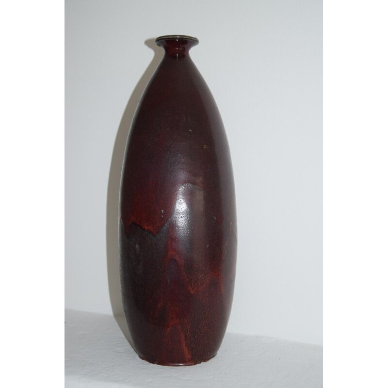 Vaso de grés vintage da Mougin Frères, 1940-1950