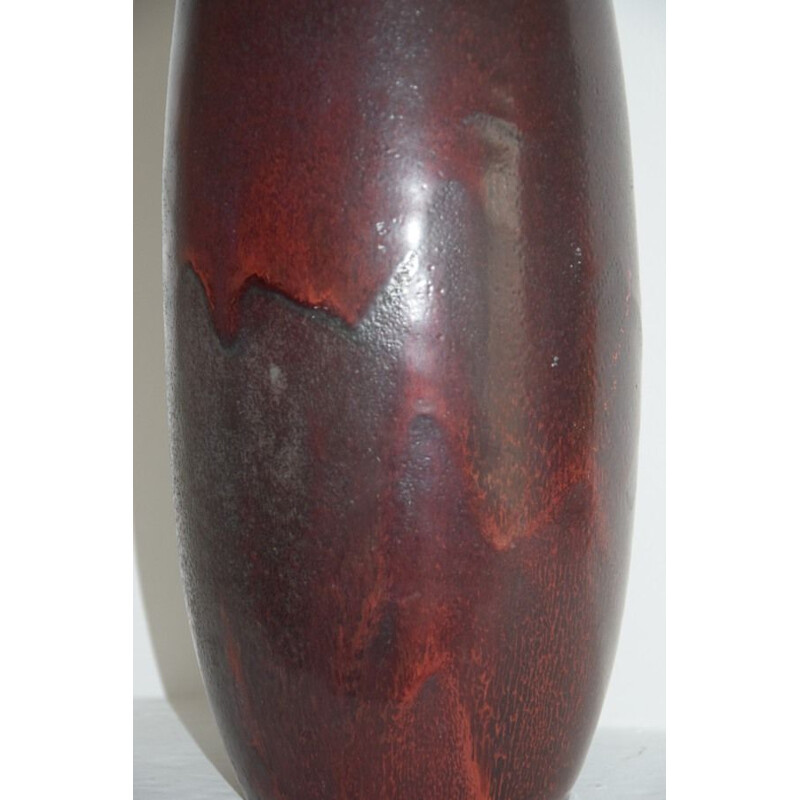 Vintage stoneware vase by Mougin Frères, 1940-1950