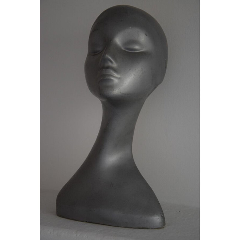 Vintage head mannequin hat wig Seba pop art -graff - 1970 