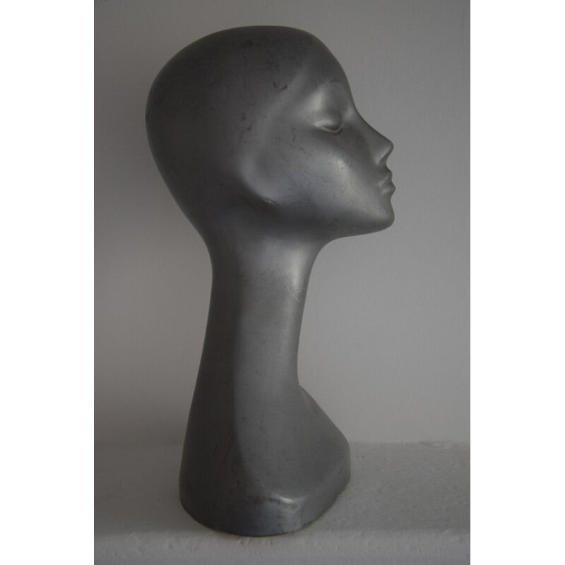 Vintage head mannequin hat wig Seba pop art -graff - 1970 