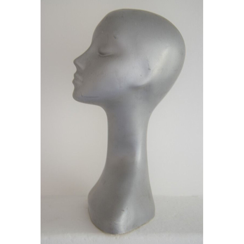 Vintage head mannequin hat wig Seba pop art -graff - 1970 