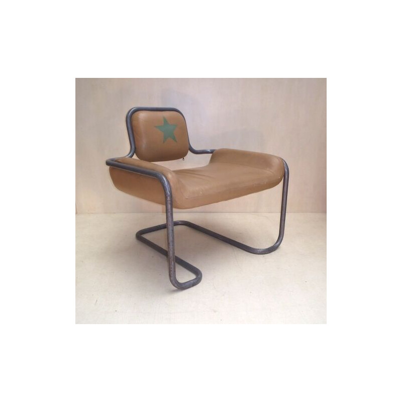 Vintage armchairs Limande by Kwok Hoi Chan 1970