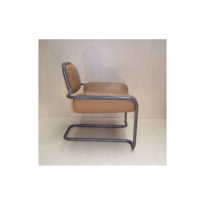 Vintage armchairs Limande by Kwok Hoi Chan 1970
