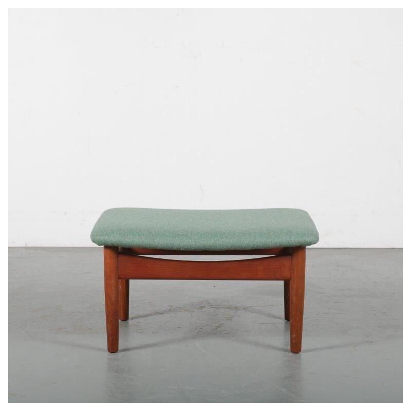 Vintage Ottoman by Finn Juhl for France and Son Danish 1950s