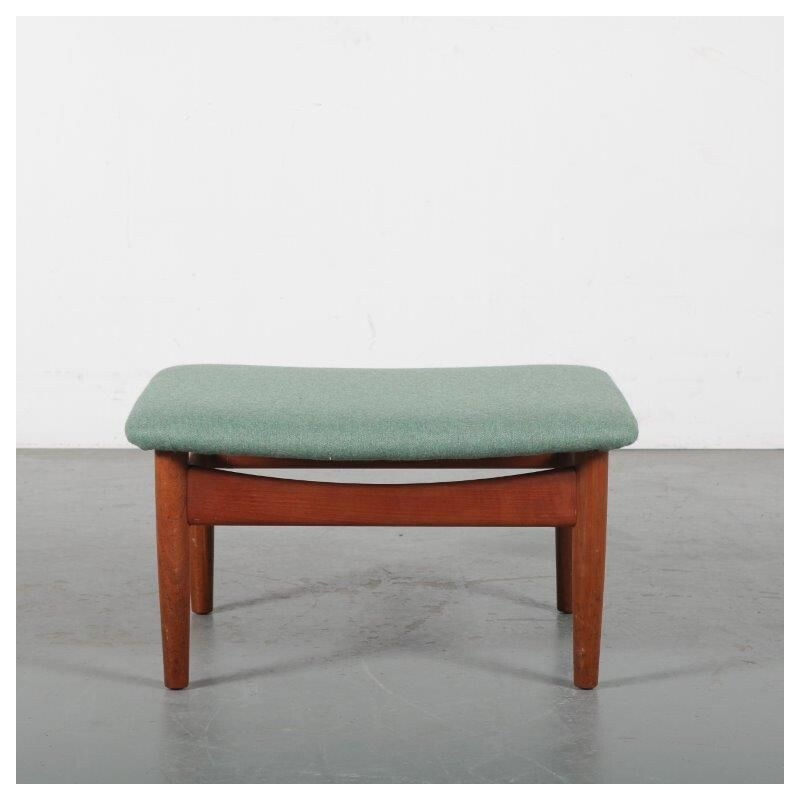 Vintage Ottoman by Finn Juhl for France and Son Danish 1950s