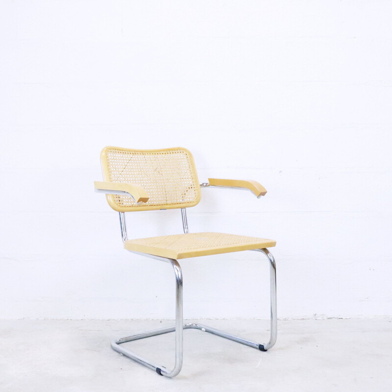 Vintage armchair B64, Marcel Breuer, Italy, 1970