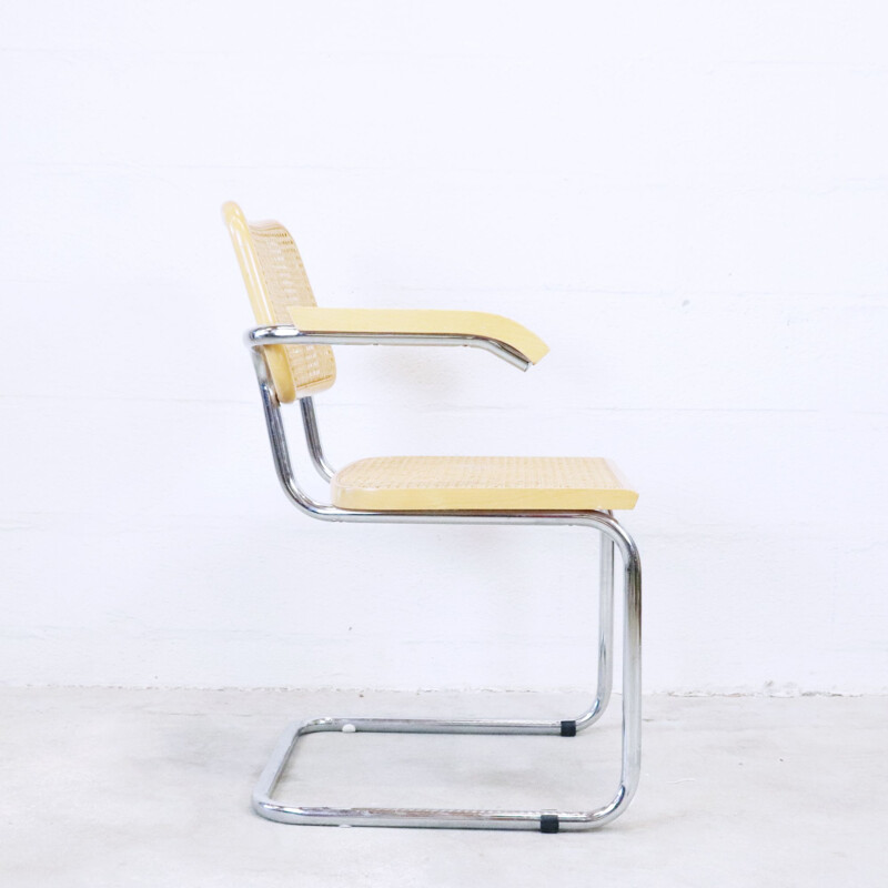 Vintage armchair B64, Marcel Breuer, Italy, 1970