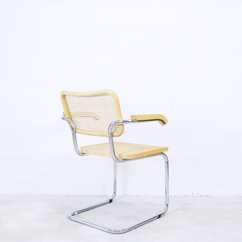 Vintage armchair B64, Marcel Breuer, Italy, 1970