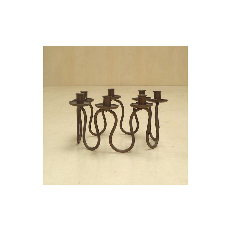 Candelabro de mesa vintage de Lars Holmstrom, 1960