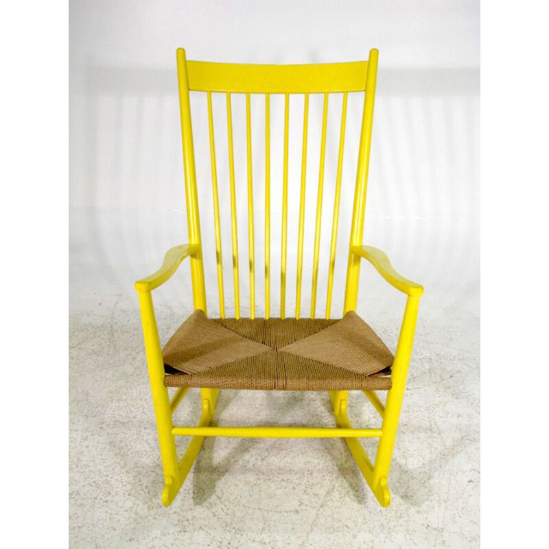 Vintage Rocking-chair J16 par Hans Wegner pour Möbler F. D. B. 1965