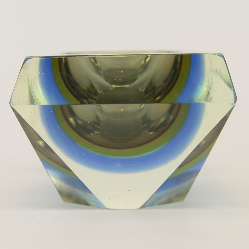 Vintage ashtray in Mandruzzato glass, 1970