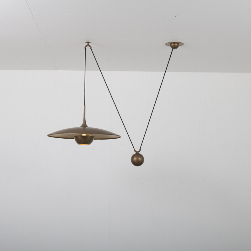 Vintage Onos 55 hanging lamp by Florian Schulz from Germany 1960s