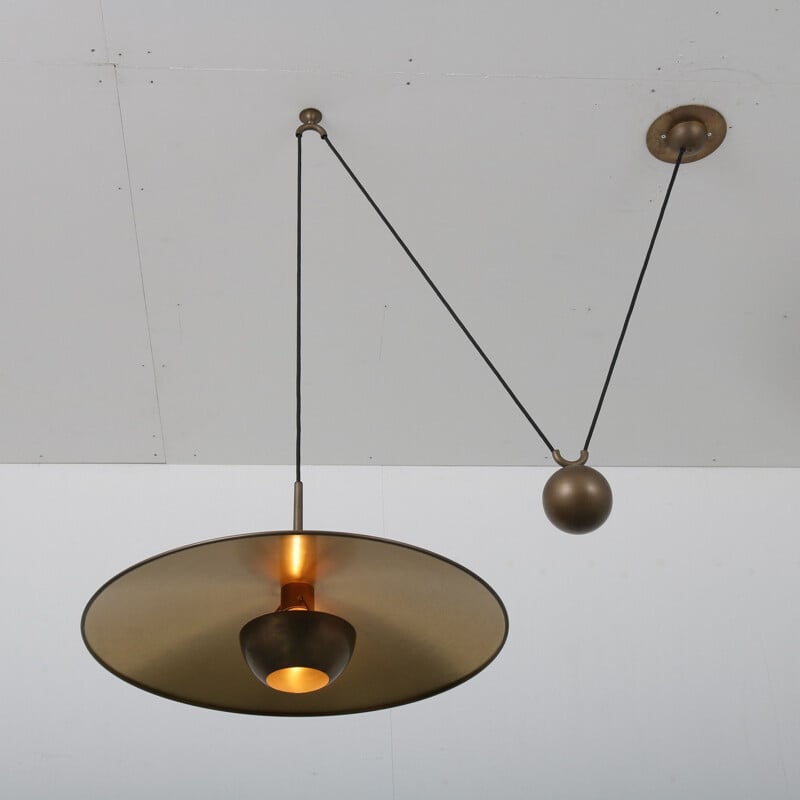 Vintage Onos 55 hanging lamp by Florian Schulz from Germany 1960s