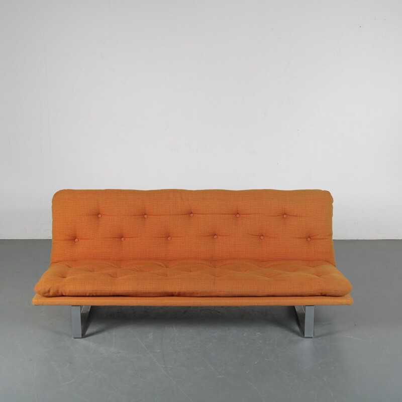 Vintage 3-Seater sofa by Kho Liang Ie for Artifort, Netherlands 1960s