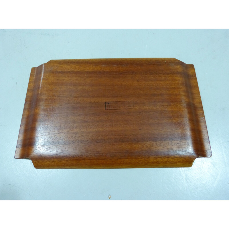 Vintage Teak wooden serving tray 1960s