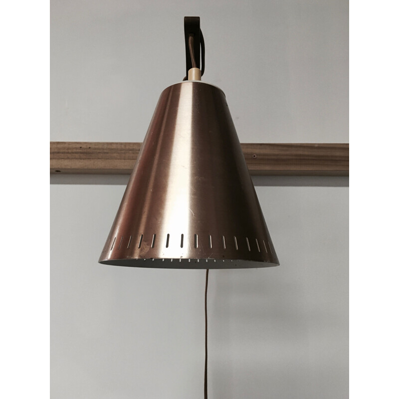 Vintage teak wall lamp Le Klint Scandinavian 1950