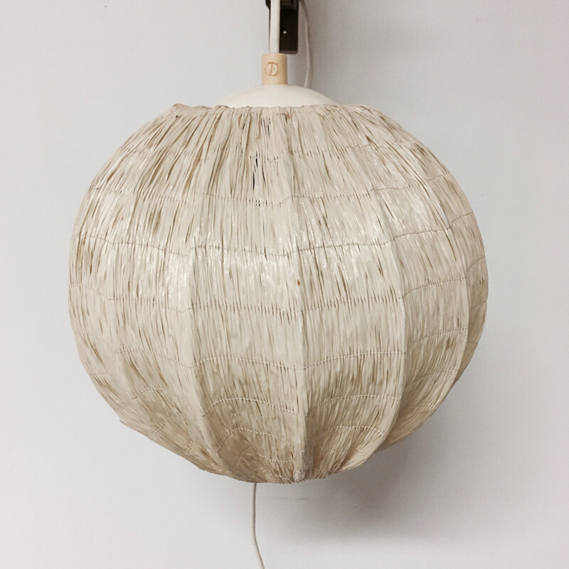 Vintage teak wall lamp "Le Klint" by Erik Hansen 1950