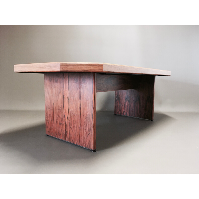 Grand bureau ou table haute vintage par Knoll Antimott 1950