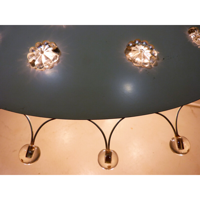 Large vintage ceiling lamp by Emil Stejnar for Rupert Nikoll, Austria 1950