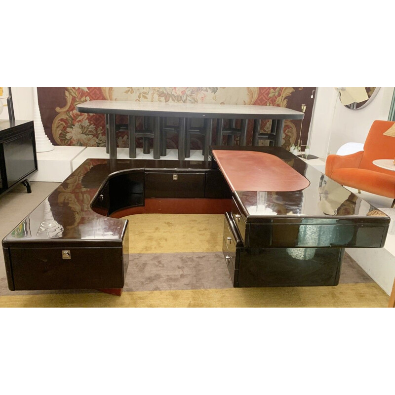 Bureau vintage de Fabio Lenci pour Bernini 1970