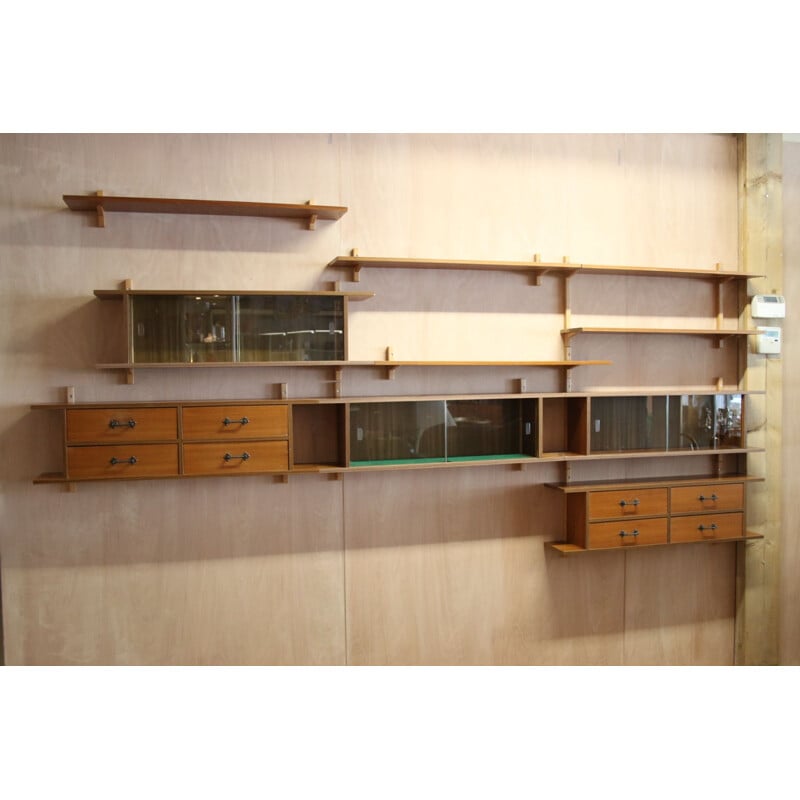 Vintage Wall unit from the GDR era 1960