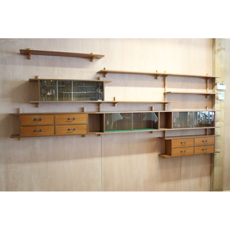 Vintage Wall unit from the GDR era 1960