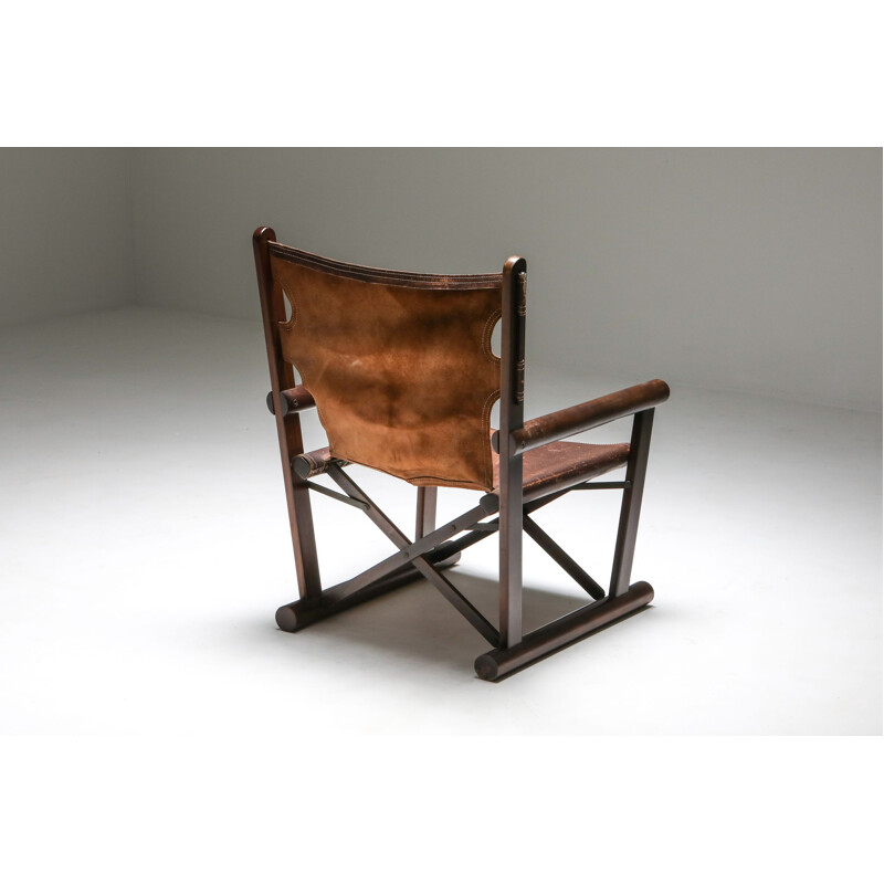 Vintage Armchair Carlo Hauner PL 22 in Jacaranda for Oca - 1960s