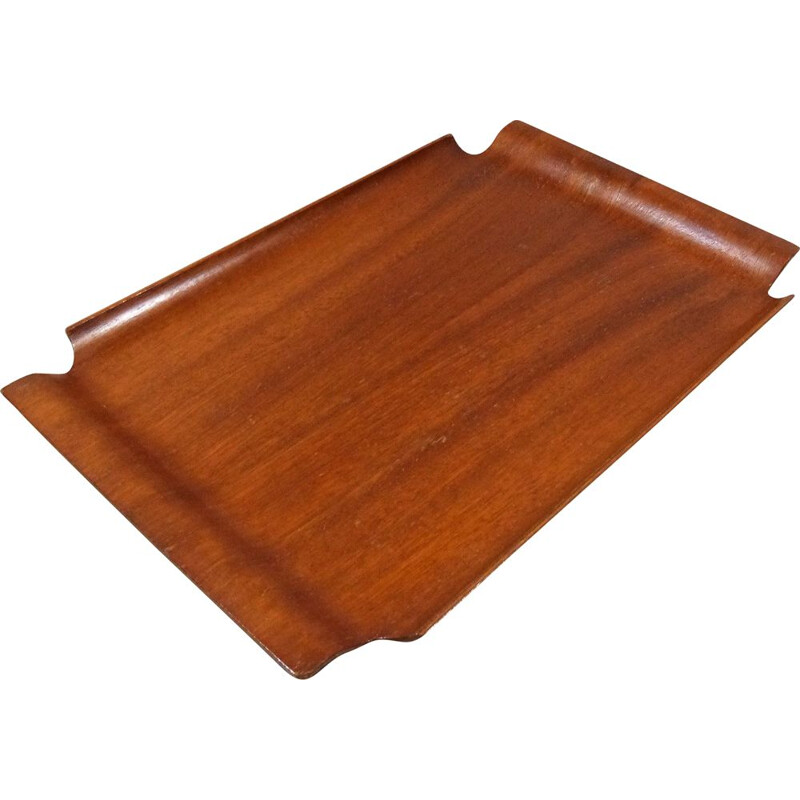 Vintage Teak wooden serving tray 1960s