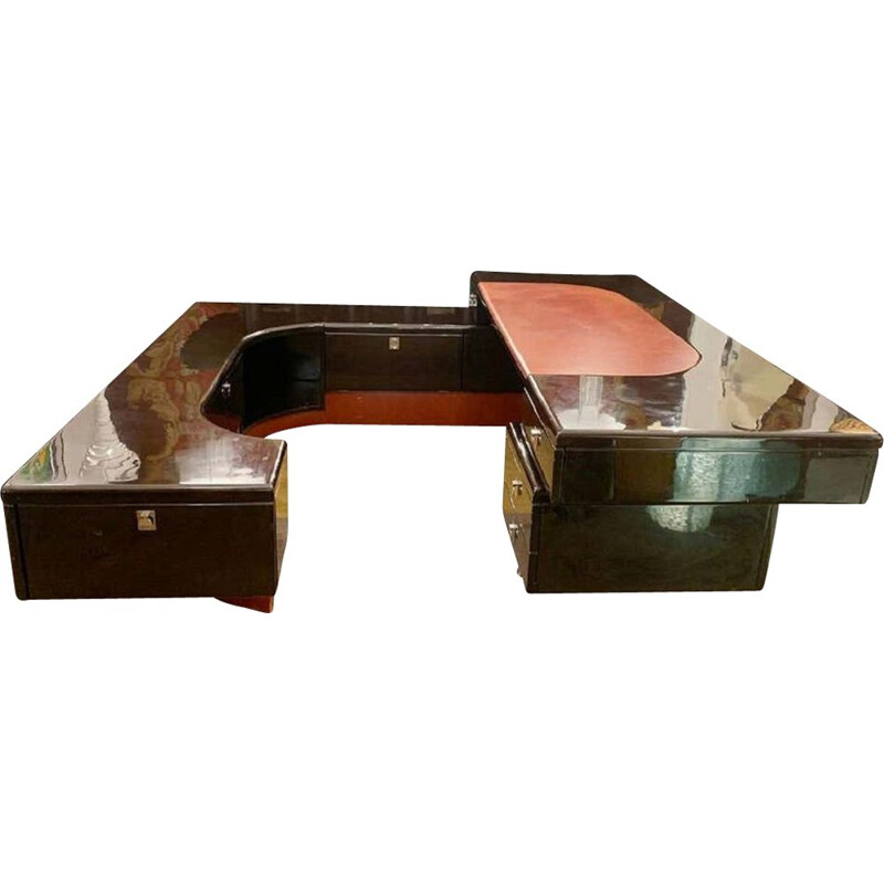 Vintage desk by Fabio Lenci for Bernini 1970