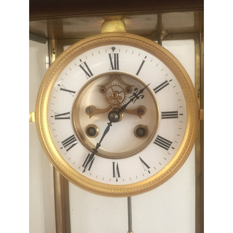 Reloj vintage de latón Samuel Marti, 1900