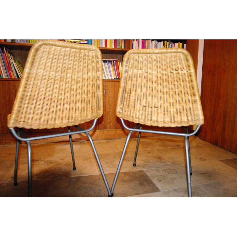 Pair of vintage chairs by Dirk Van Sliedregt 1960