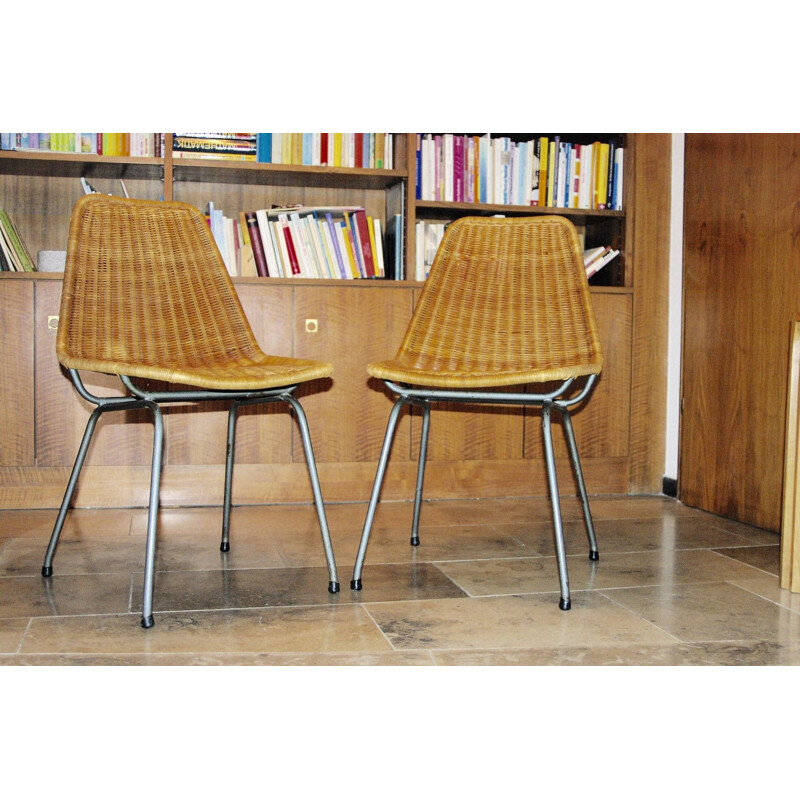 Paire de chaises vintage par Dirk Van Sliedregt 1960