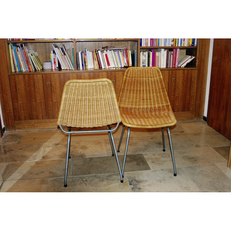 Pair of vintage chairs by Dirk Van Sliedregt 1960