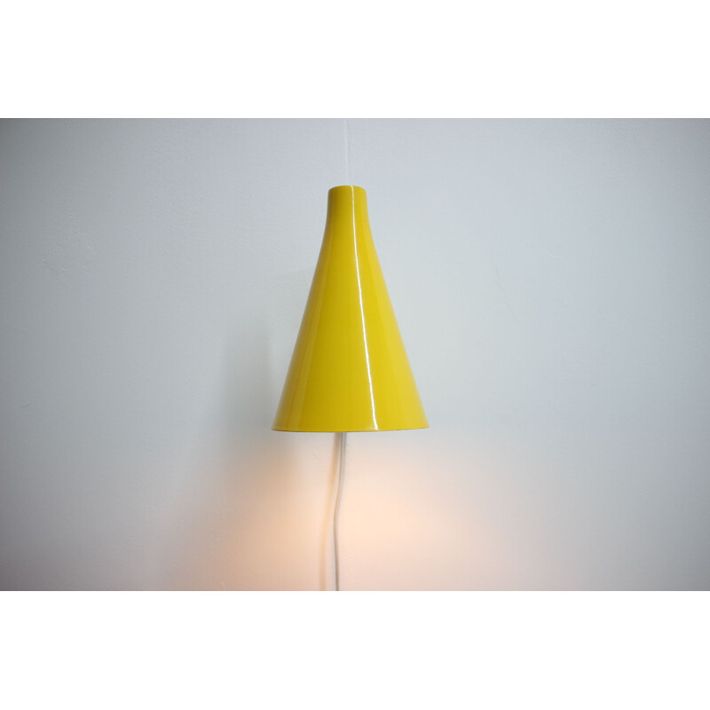 Vintage Wall Lamp for Lidokov, by Josef Hurka Czechoslovakia 1970s