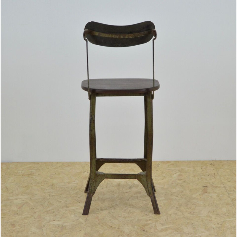 Vintage Industrial Work Chair