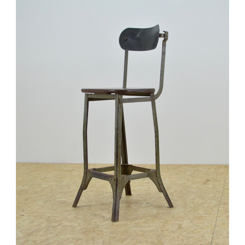 Vintage Industrial Work Chair