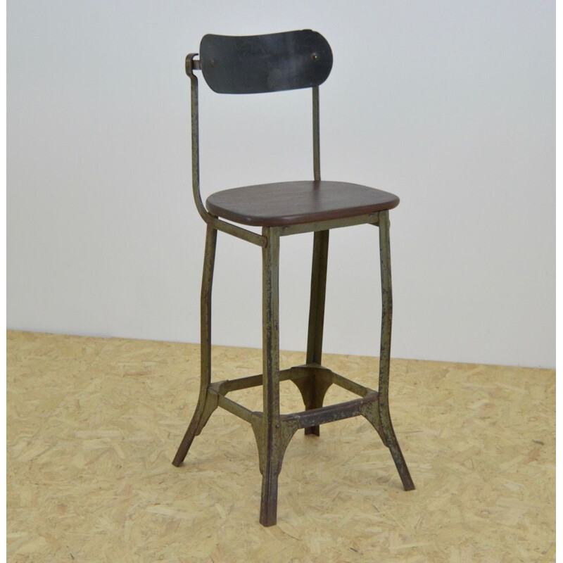 Vintage Industrial Work Chair