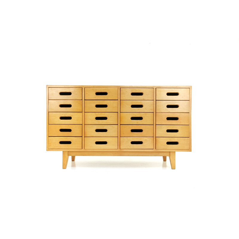 Mid-Century Sideboard Chest of Drawers by James Leonard for Esavian 1950s