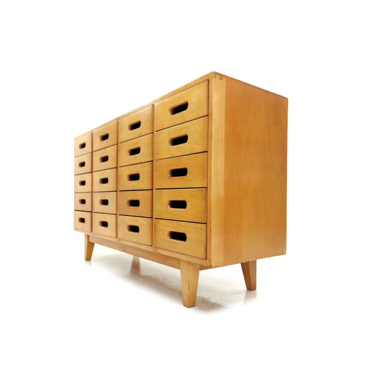 Mid-Century Sideboard Chest of Drawers by James Leonard for Esavian 1950s