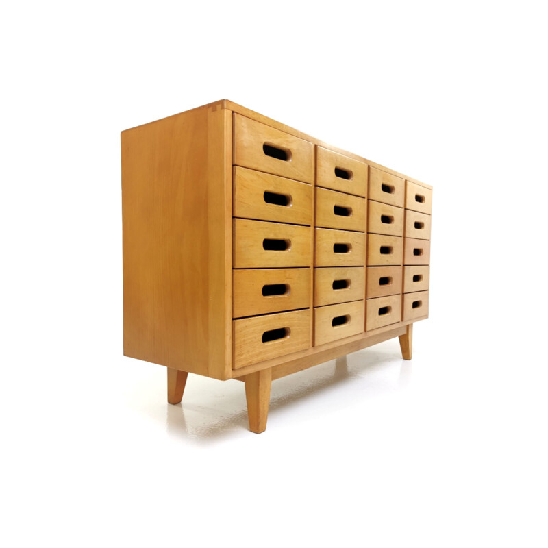 Mid-Century Sideboard Chest of Drawers by James Leonard for Esavian 1950s
