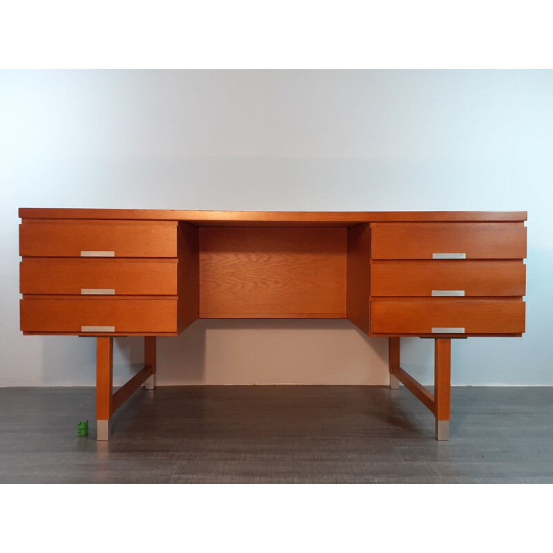Vintage Oak Desk by Kaï Kristiansen, Danish 1960