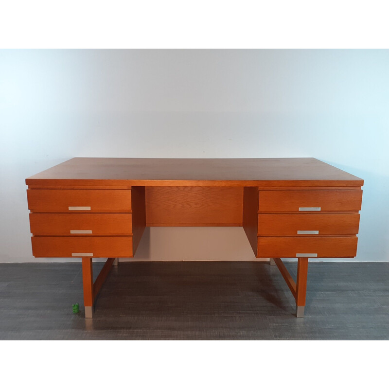 Vintage Oak Desk by Kaï Kristiansen, Danish 1960