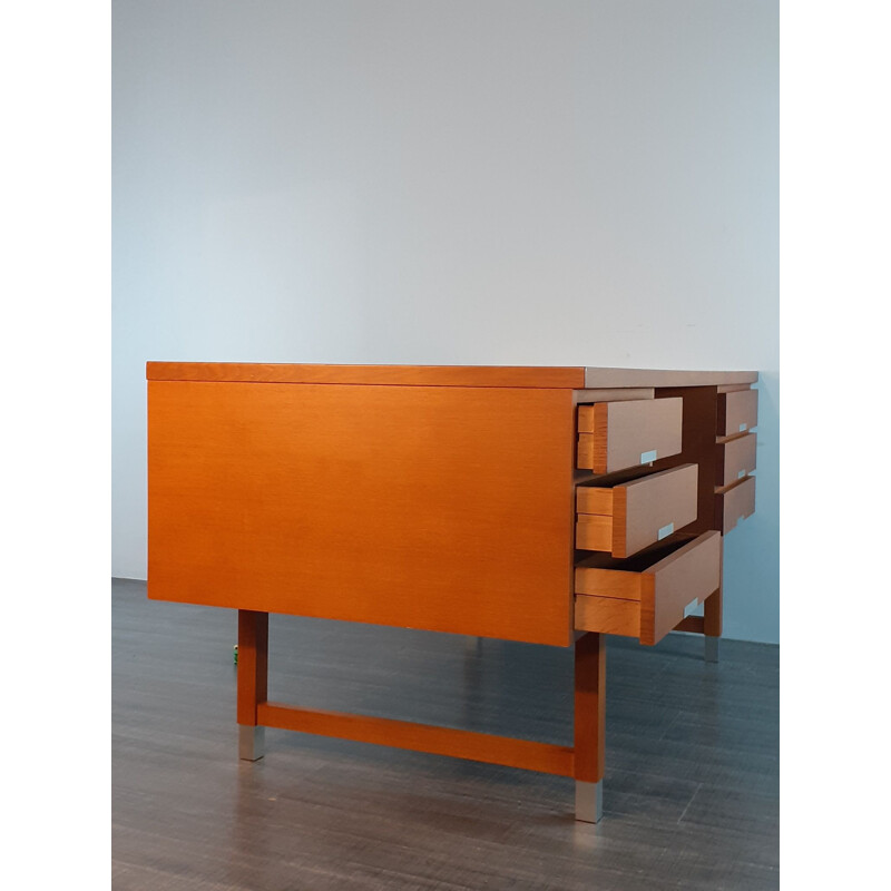 Vintage Oak Desk by Kaï Kristiansen, Danish 1960