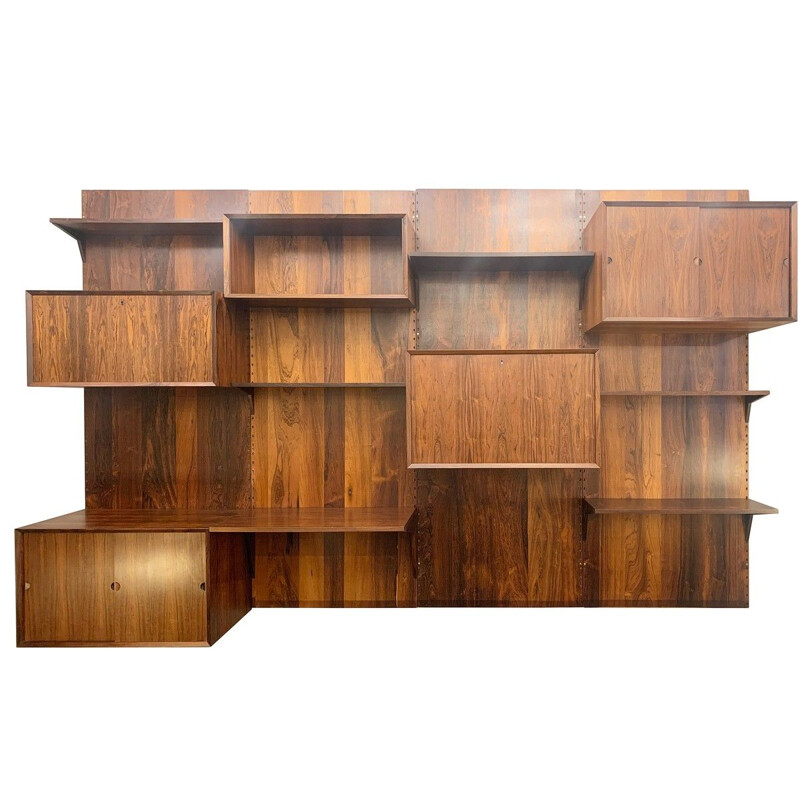 Vintage wall unit by Poul Cadovius - Denmark 1960