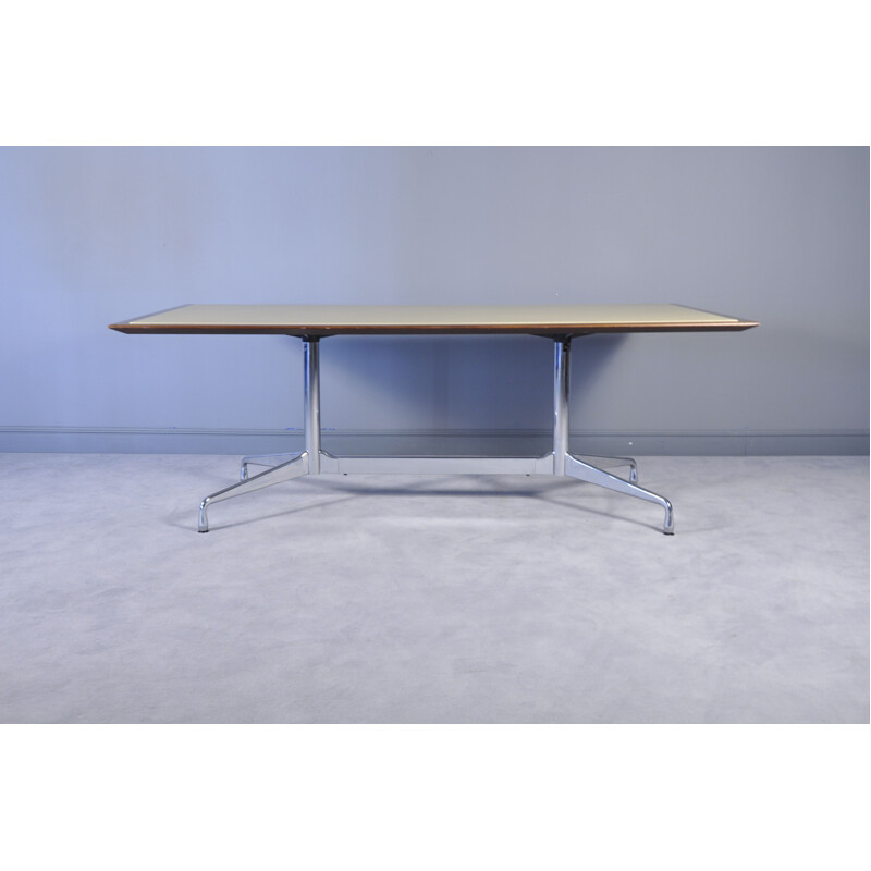 Vintage Segmented Base Rectangular Table by Ray and Charles Eames for Vitra, 1964s