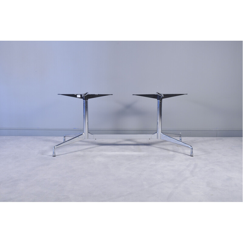 Vintage Segmented Base Rectangular Table by Ray and Charles Eames for Vitra, 1964s