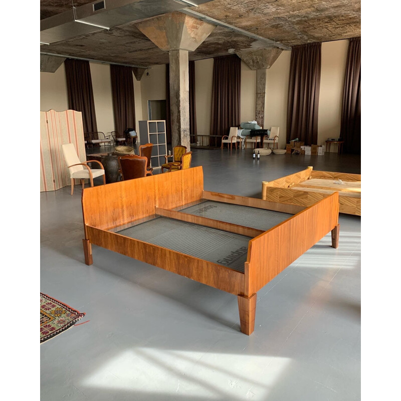 Mid Century Danish Teak King Size Bed,1960s