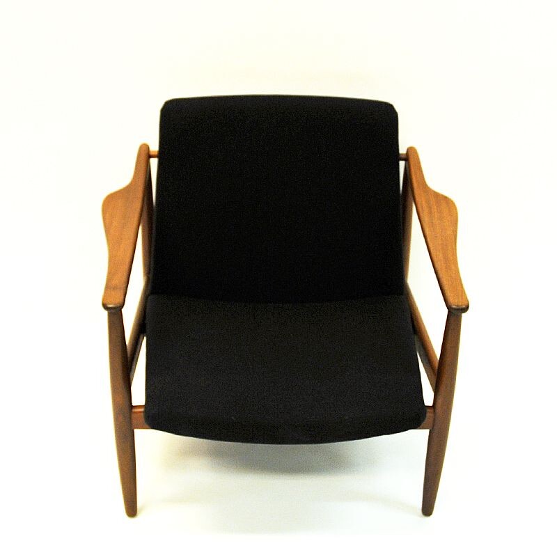 Paire de fauteuils Vintage en teck par Hartmut Lohmeyer Allemagne 1950